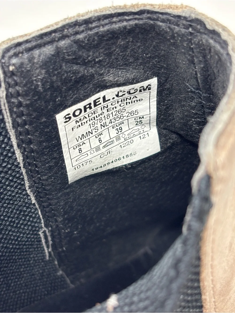 Sorel Joan of Arctic Wedge III Chelsea Hidden Wedge Ankle Boot Taupe Leather 8